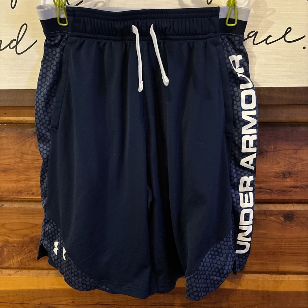 Under Armour Men's Dark Blue Athletic Shorts